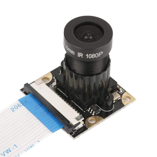 5MP mörkerseende kameramodul 72° lins för Raspberry Pi 3/2, IR-Cut