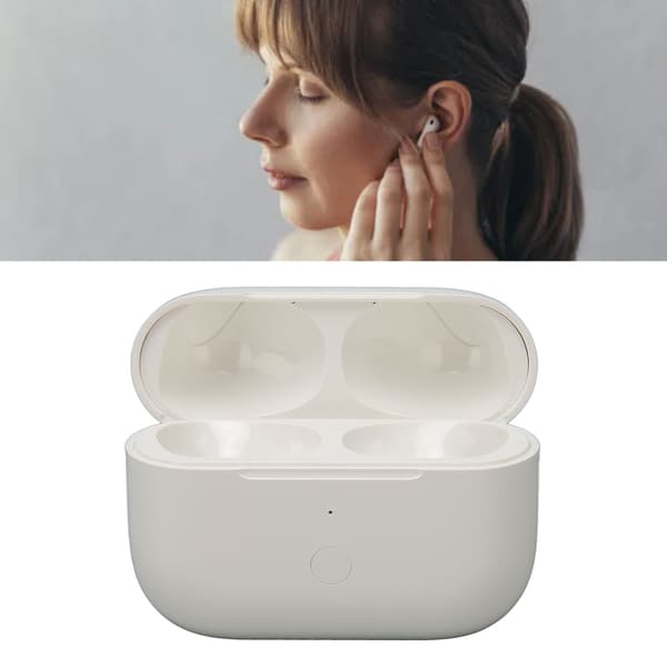 Trådløst opladningsetui 660mAh batteri, Qi & kabelopladning, Bluetooth-parringsknap til iOS Earbuds Pro 2