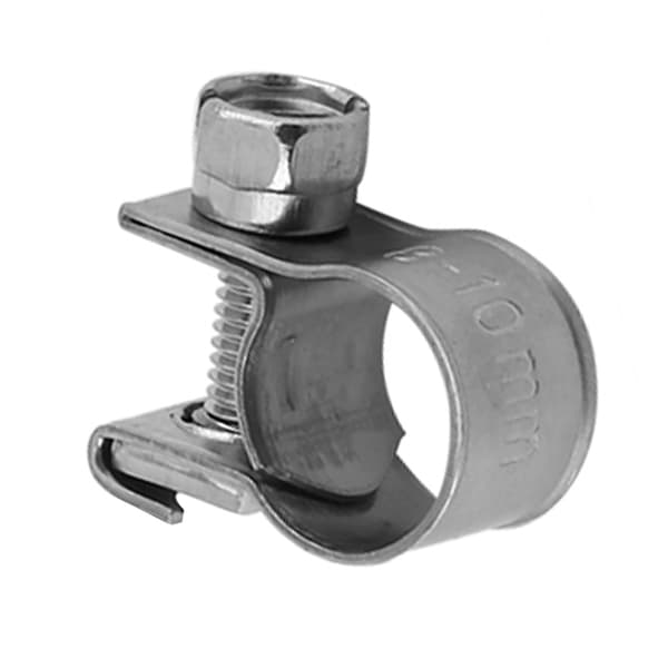 10 stk. rustfri mini slangeklemme brændstofrør 6-20 mm størrelsesmuligheder