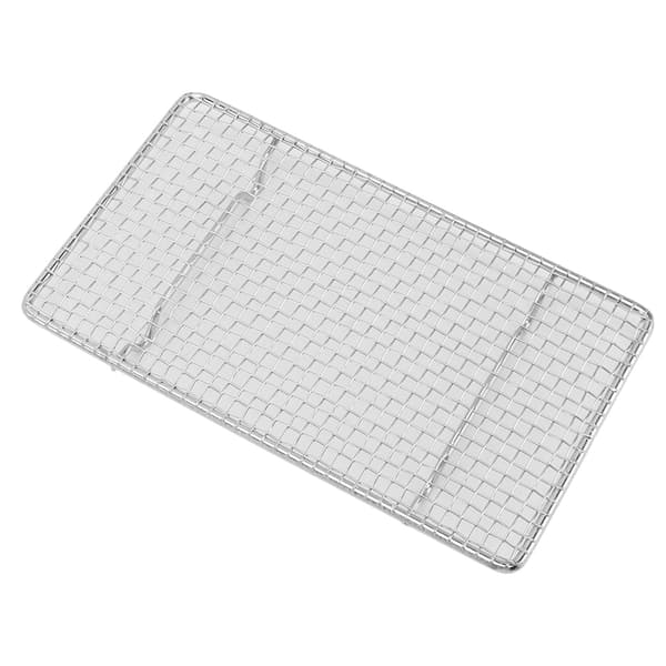 Rektangulär bakgaller i rostfritt stål, ugnssäker, högtemperaturmatlagning, rostning, grillning 19,2 cm