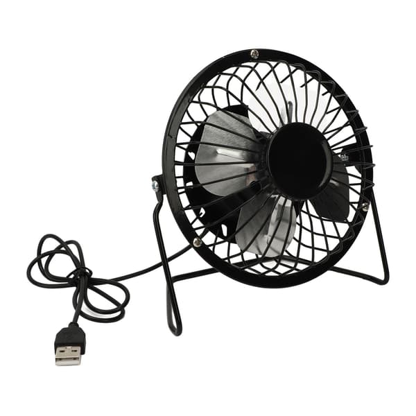 5W USB Solarpanelfan, 360° justerbar udendørs hønsehuseventilation til drivhus hundehus
