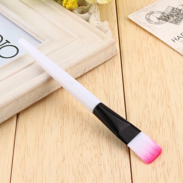 Ansiktsmaskborste för kvinnor i bambu DIY Skönhetsmakeup Hudvårdsverktyg
