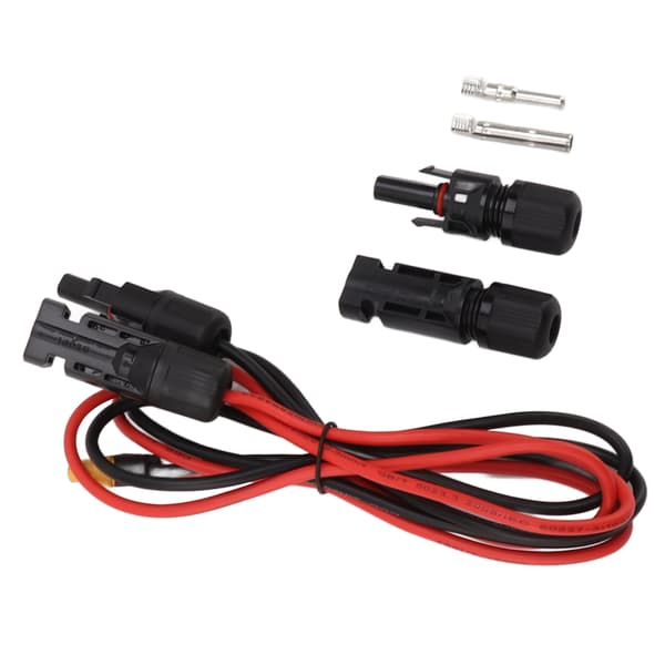 XT60 solpanel opladningskabel, PV-ledning til strømlagring, 10AWG batteristik