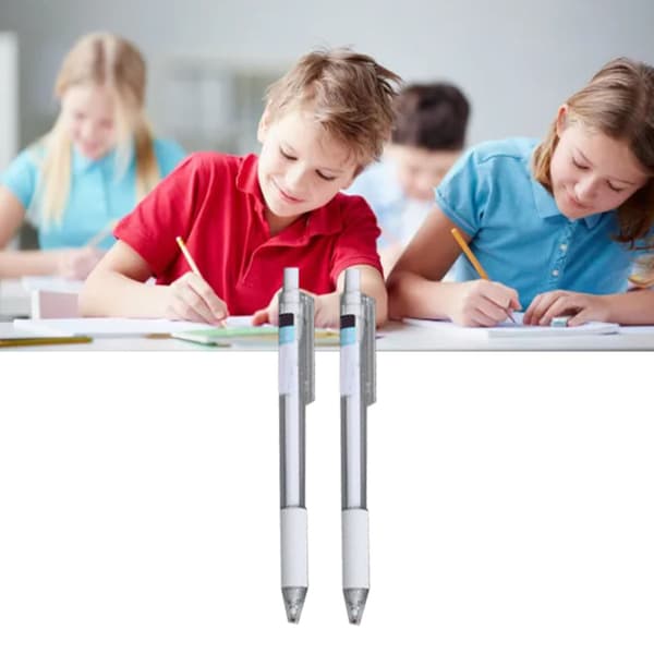 Vit infällbar gelpenna ST-spets Skola Kontor Student Brevpapper Present