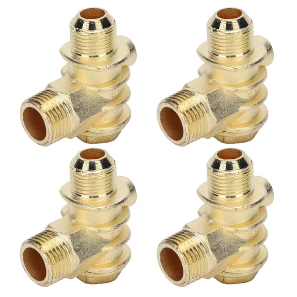 4 stk. kontraventil til luftkompressor i zinklegering 1/4\" hungevind pneumatisk fitting