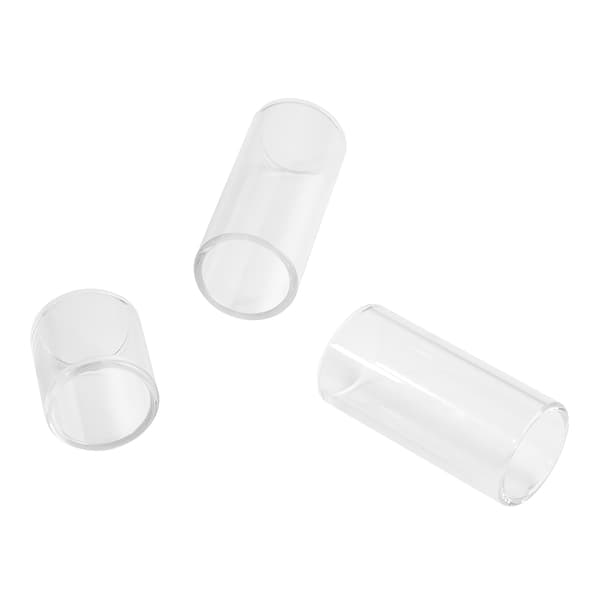 3-pack gitarrslide i glas Fingerslider Instrumenttillbehör för framträdande