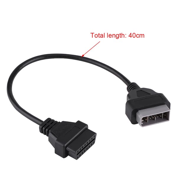 14-bens til 16-bens OBD2-adapterstik Diagnostisk kabel til Nissan