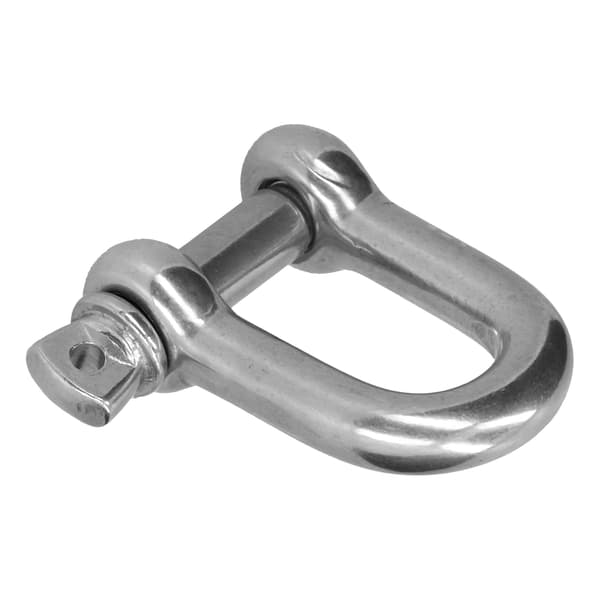 D-ring schackel 304 rostfritt stål skruvstiftkoppling för marin, land, lyft - 20 st M4