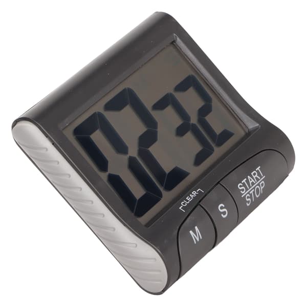 2 st digital timer multifunktionell magnetisk digital nedräkningstimer med stor digital display för kontorskök