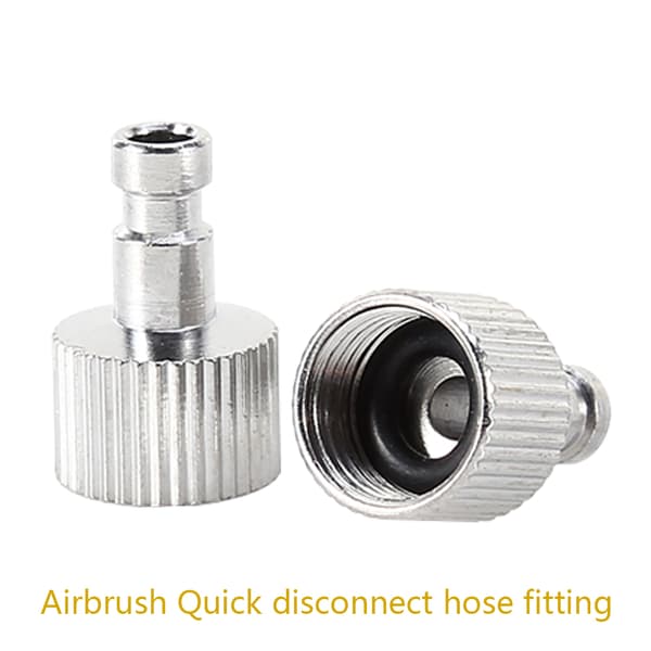 1/8 tums Airbrush Quick Release Pluggar Koppling Luftslangadapter Hög Kvalitet
