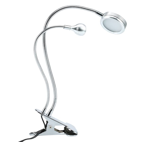 2i1 Bærbar USB Makeup Tatovering Permanent LED Lampe Justerbar Øjenvippe Manicure Lys