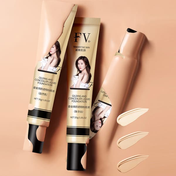 30g Full Täckning Makeup Bas Kräm Concealer Vattentät Långvarig Flytande Makeup