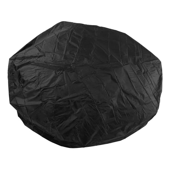Vattentätt dammskydd för runt bubbelbadkar - 210x30cm Silver Polyester Taft