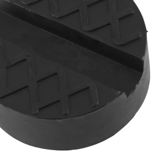 Universal Bil Domkraft Pad Adapter Slitsad Gummi Ram Skydd Stöd 6.5cm Dia