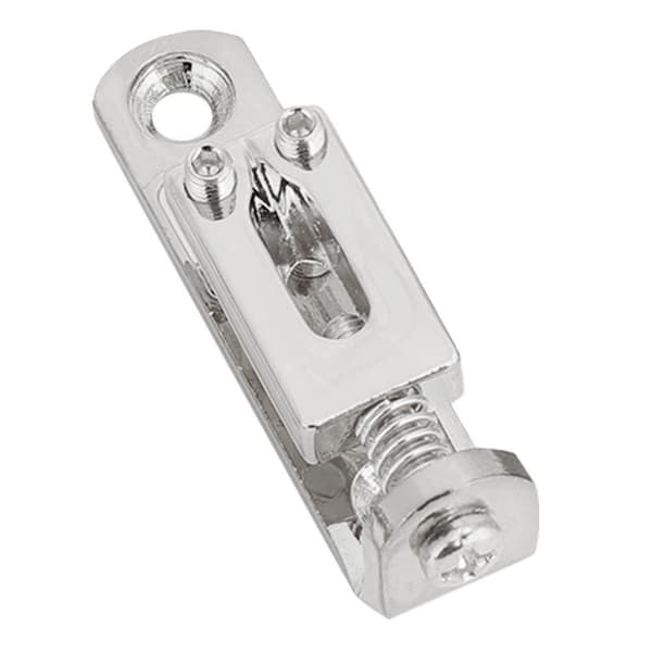3-pack ensträngad brygga 3 cm med skruvar, skiftnyckel för gitarrdelar (silver)