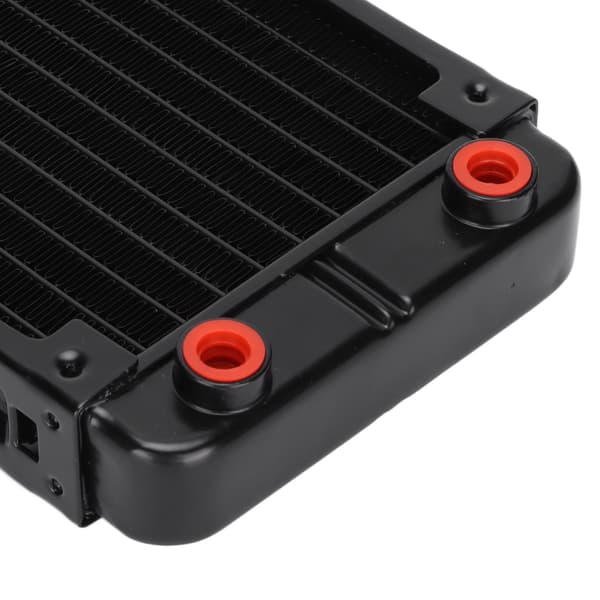 Processor Aluminium Radiator 10-rørs køler, G1/4 Gevind, Lydløs Effektiv Køleplade til PC