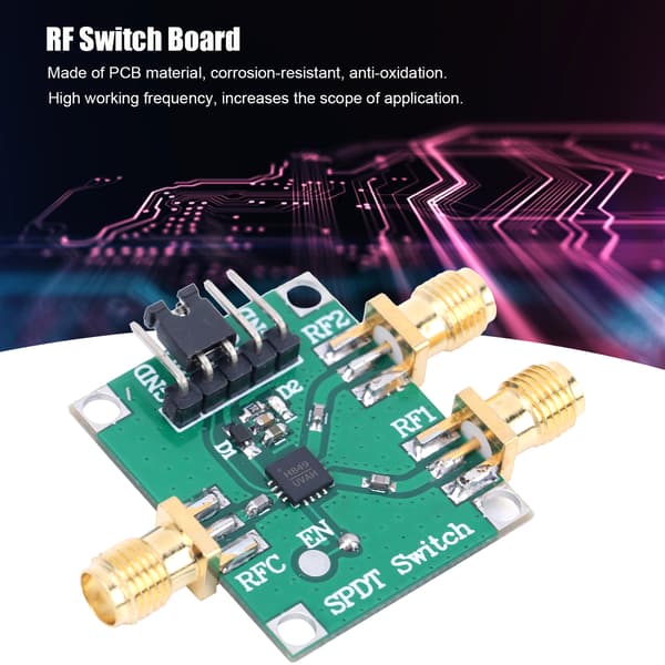 RF-switch SPDT-kort 3-5V 50Ohm SMA-interface HMC849-modul