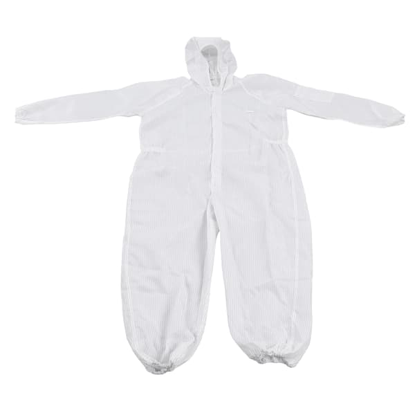 Engångs antistatisk polyesteroverall dammtät arbetsdräkt för SMT-renrum, 1-pack