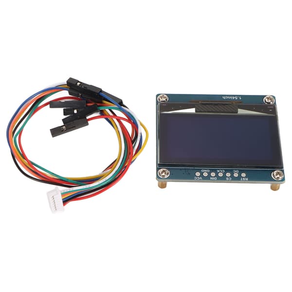 SSD1309 1,54 tommer OLED-skærmmodul 4-leder SPI I2C-interface 128x64 pixels til Raspberry Pi STM32