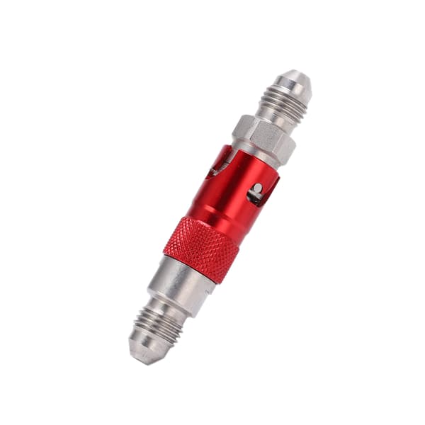 Motorcykel Bremseslange Væske Quick Release Fitting Adapter Rustfrit Stål Universal Rød
