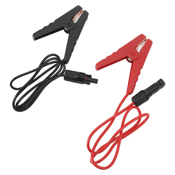 2-pak 12AWG solcellebatteriklemmer, hurtigforbindelse forlængerkabelopladerklemme til panelbilmotorcykel