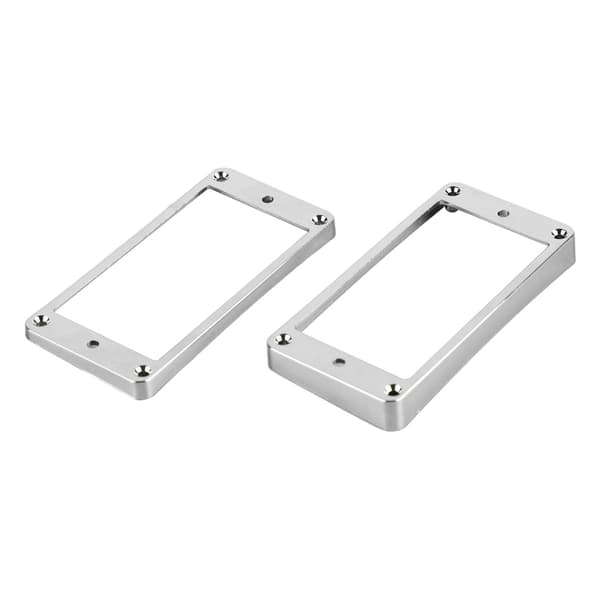 2 stk. monteringsring til pickup i plast til guitarbas med dobbeltspole-pickup