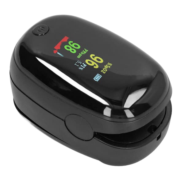 Fingertipspuls-oximeter SpO2-måler Blodiltmætningsmonitor med snor