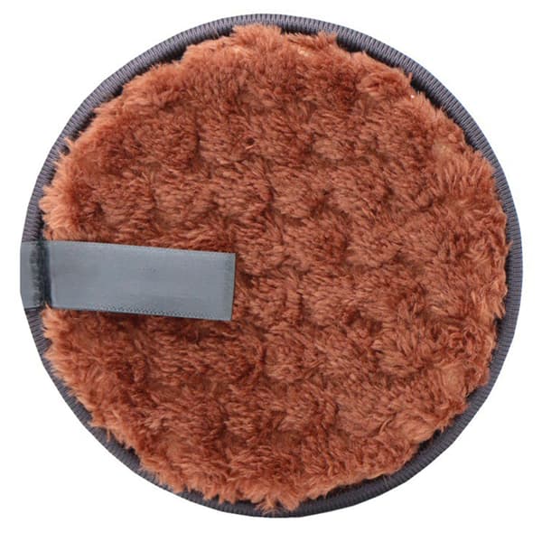 4 stk. Makeupfjernerpuder Runde Dobbeltsidede Genanvendelige Bløde Bærbare Vaskbare Makeup Mikrofiberpuder