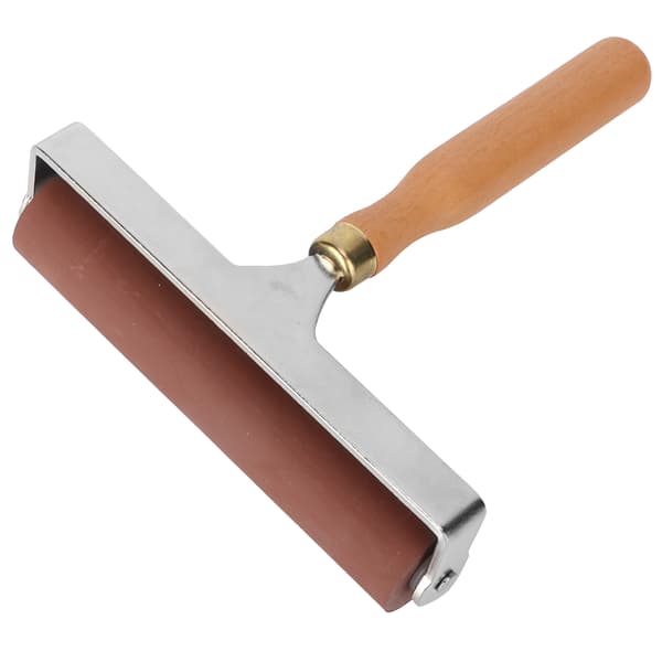 Brayer Blød Fleksibel Robust Holdbar Elastisk Gummirulle til Trykning Scrapbøger 15cm