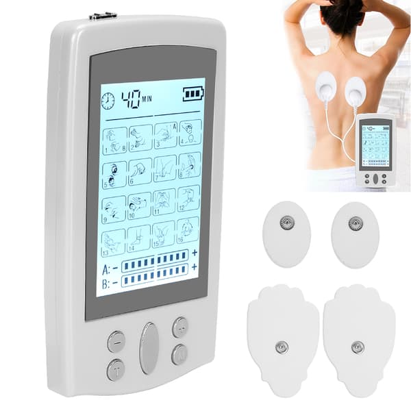 Multifunktionel TENS Fysioterapi Maskine Muskelstimulator Smertelindrende Pulsmassager