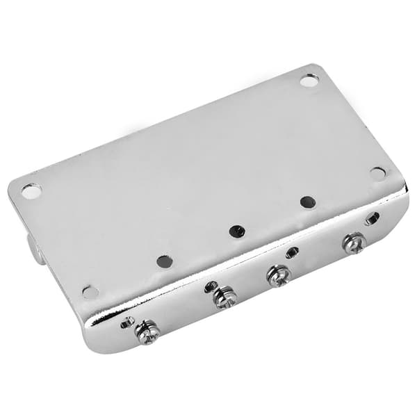 Professionell 4-strängad elbasgitarrställ i metall, silver