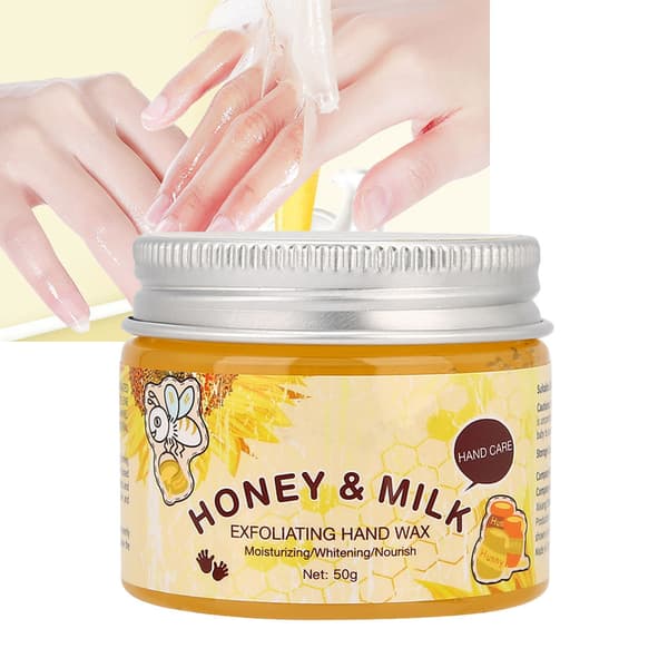visualsource 50g Mjölk Honung Exfolierande Återfuktande Vitgörande Handvårdsmask