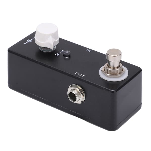 Elgitarr Volymeffektpedal Knoppkontroll Dämpare med True Bypass Stämtillbehör 20mA