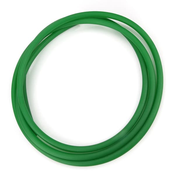 Grönt texturerat PU-rundrem 12 mm x 3 m för transmissionssystem