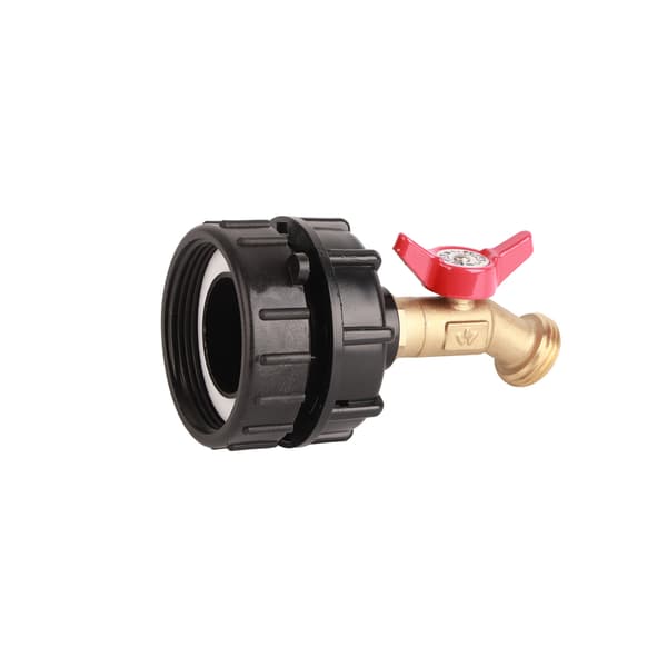 IBC Tote Adapter Tankkoppling Ventilanslutning Munstycke Liten Dispenser Kit