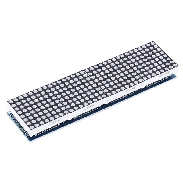 LED Dot Matrix Display Controller Modul, 4-i-1 MCU-kort för gör-det-själv-projekt