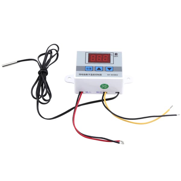 Termostat AC 220V Temperaturregulatorbrytare med fördröjd starttimer