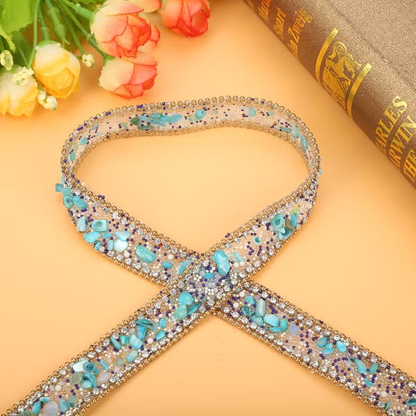 100*2cm Strassband Glittrande Liten Diamantrulle Dekoration (#02)