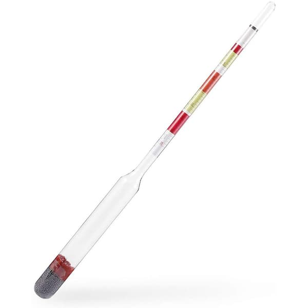 Triple Scale Hydrometer Alkohol Brix Tester 3-i-1 Vin Ølbrygning Densitet Måler