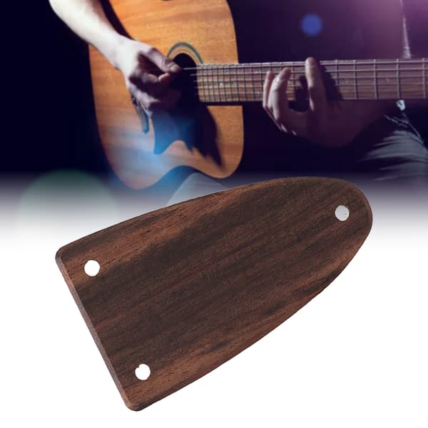 3-håls dragstångsskyddsplatta, lätt robust gitarrtillbehör, C-modell dekorativt plektrumskydd för elgitarr