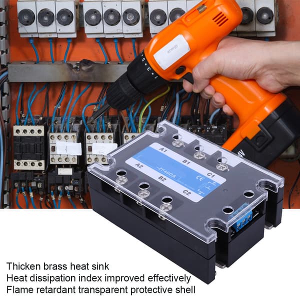 BERM3 ZF40DA DC AC Solid State Relay SSR Elektrisk Komponent Klart Kabinet til Elektroniske Enheder