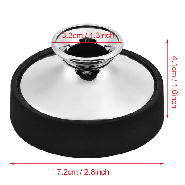 Sølv Letvægts ABS Alt Saxofon Dæmper Lyddæmper Tilbehør