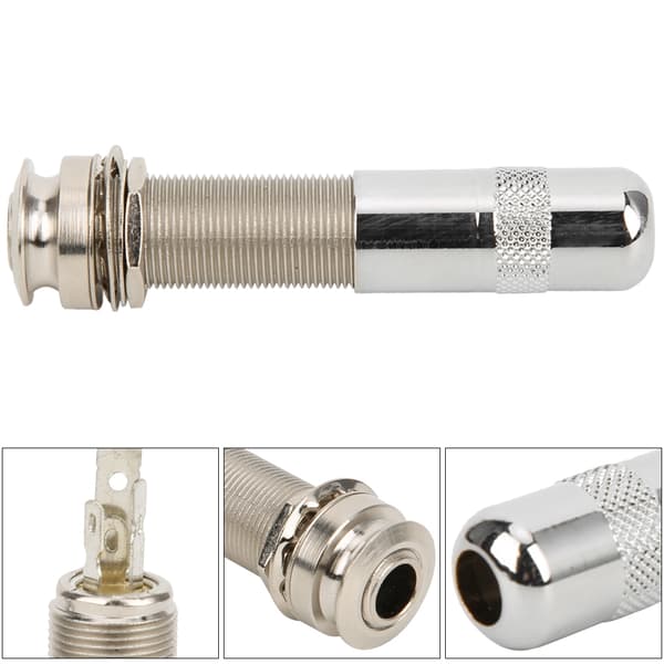1/4 tomme gevind cylinder guitar endpin til remlås og bastilbehør