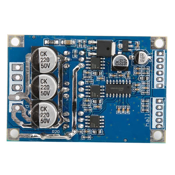 DC 12-36V 15A 500W Børsteløs Controller, Hall Sensor BLDC Driver PCB