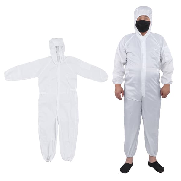 Antistatisk heldragt i polyester, støvfrit arbejdstøj til SMT-laboratorium 2XL