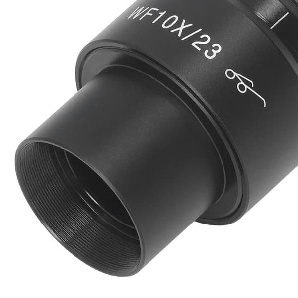 30 mm interface mikroskoplinse vidvinkel WF10X/23 justerbart dioptriokular med kappe