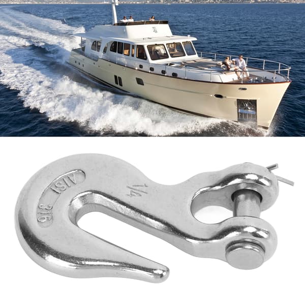 Marine båd slip løftekrog 1/4in 1000lbs bæreevne 316 rustfrit stål