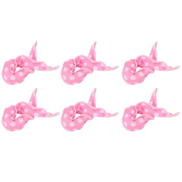 20 stk. Hårkrølleruller Fleksibel Blød Svamp DIY Nattehårstylingværktøjer Pink