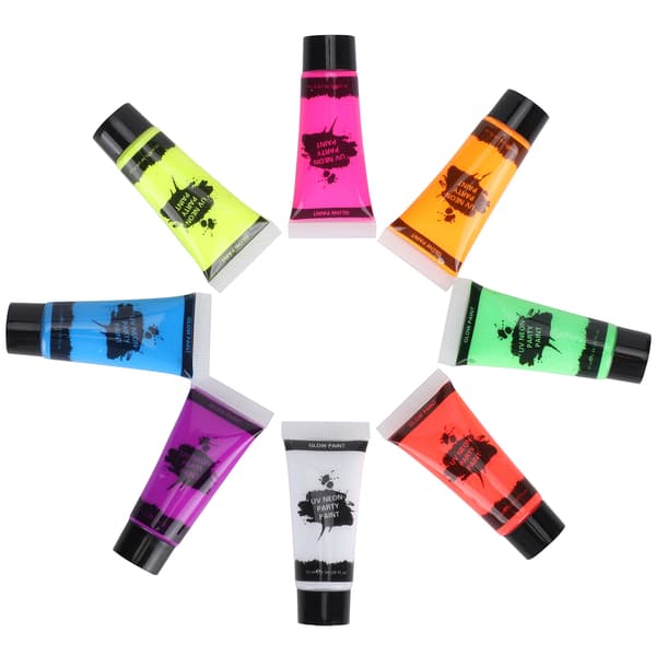 10 ml Kropsmaling Sæt Blacklight Ansigts- og Kropsmaling Makeup Fluorescerende Krops- og Ansigtsmaling