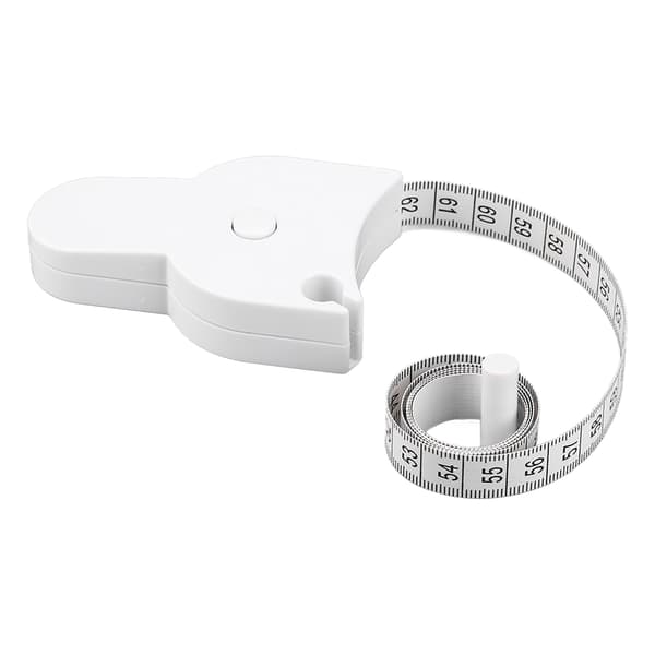 Mjukt måttband infällbart dubbelskala flexibelt linjal kroppsomkretsmätverktyg